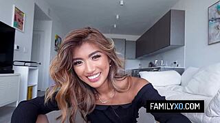 wanna see me fuck my stepdad for cash? clara trinity pov hardcore orgasm