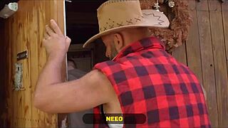 Daddy4k: Czech blonde son's girlfriend cheats with stepdaddy's monster cock outdoors at country ranch!