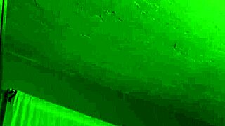 Sensual shemale in lingerie fingers pierced pussy then fucks mature babe