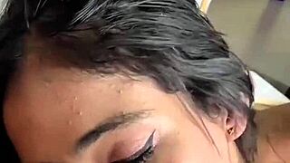 bratty 18yo latina sneaks sugar daddy fuck after date pov