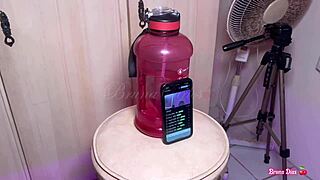 husband watches boss fuck juicy pussy then joins for deepthroat and cum swallow