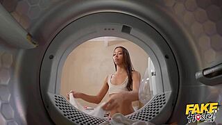 Stunning asian's tight pussy and ass hide boyfriend grudge in dorm