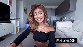 wanna see me fuck my stepdad for cash? clara trinity pov hardcore orgasm