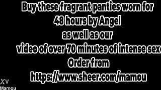 French amateur fuck doll deepthroats and orgasms on cash sex video