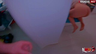 horny milf stepmom with juicy ass orgasms on stepson's big cock pov