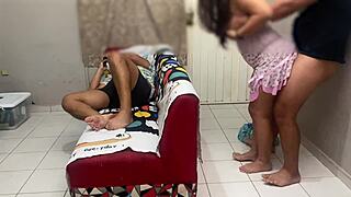 i fuck my horny sister-in-law right front of her useless husband