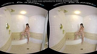 Big Natural Tits Bounce Wild In VR Naughty America Hotel Lingerie POV