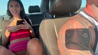 girl gives up her ass to settle the uber bill