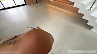 Seduced Delivery Guy with Perfect Huge Ass and Latina Curves