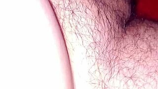 chubby dominican bbw slurps small cock then takes doggy pounding from fat guy