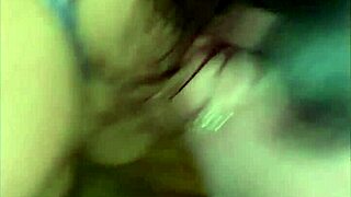 busty asian babe 😍 rides juicy pink dildo 💦 on kitchen floor