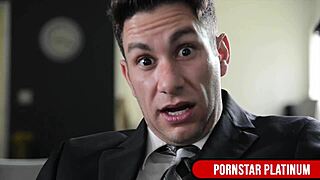 milf claudia valentine bounces on brad knight's thick cock bareback