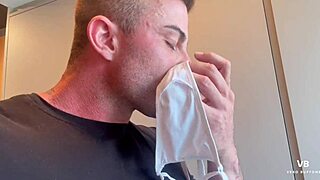 son's friend sniffs my panties then fucks me hard like he dreamed