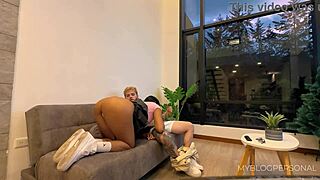 Petite Latina Linda Rides Cock First Tinder Date