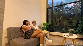 Petite Latina Linda Rides Cock First Tinder Date