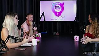 WOW, Charllottye's Bora Cast Compilations with Bruna Carlos in Sheer Red Lingerie!