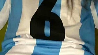 My heartbroken Argentine sister-in-law from Argentina rides my cock wet and hard, filling her up completely.