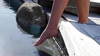 hey milf, posing playboy-style then stripping for hot babes—enjoy that tease?