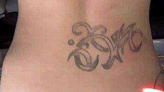 Big Ass Streetwalker Watches Bent-Over Pounding End in Creampie Fill