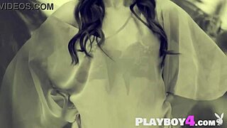 hey milf, posing playboy-style then stripping for hot babes—enjoy that tease?