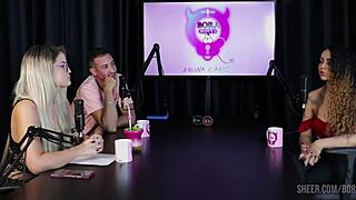 WOW, Charllottye's Bora Cast Compilations with Bruna Carlos in Sheer Red Lingerie!