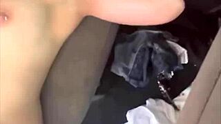 Big Ass Streetwalker Watches Bent-Over Pounding End in Creampie Fill