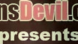 Blonde shemale spins her slutty cock for fun