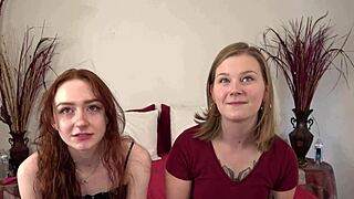 Ever seen desperate amateurs like teen salem and nicole take big cock so hard?