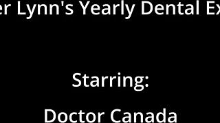 behind the scenes tyler lynn spreads for her latex glove dental exam