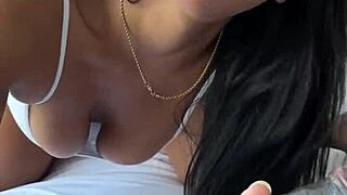 i give him my deep throat blowjob before i leave baby