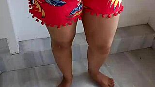 oh wow check out this indian wife pressing her massive tits boobs in solo verification video