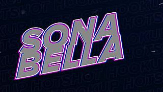 tiny supermodel sona bella hooks up with sexy bryan gozzling after pickup date