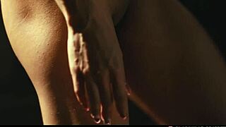 Veronica leal smokes cig while stroking cock sensually