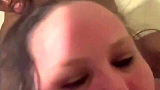tinder date swallows my whole thick cock down her throat