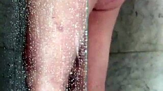 Wife Caught Shoving Shower Head Deep in Pussy Again