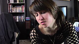 stepdaughter gets so jealous watching daddy with his new girlfriend craving that cum