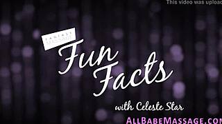 Redheaded Babe Flashes Small Tits Backstage After Massage