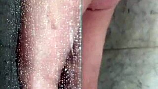 Wife Caught Shoving Shower Head Deep in Pussy Again