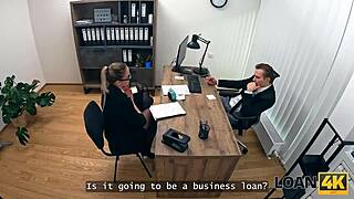 Shy czech big tits punished hard for naughty sex shop secrets