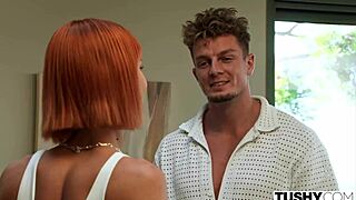 I'm exploding from intense double penetration orgasm with Dolly Dyson in mmf ass to mouth bliss