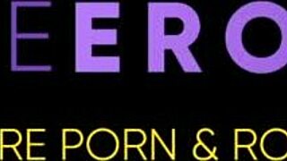 kaiia eve grabs her nerd client's monster cock for a sloppy titty fuck after oily massage