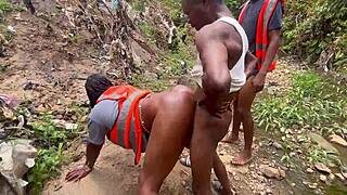 Sneaky Coworker Ass Quickie