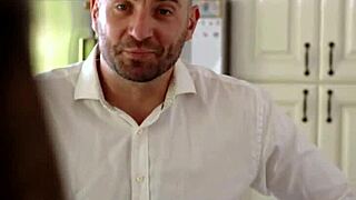 madi laine bends over rides stirling cooper's monster cock babysitting service