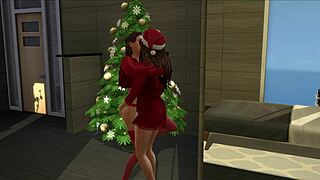 my christmas morning shemale lesbian fuck wakes early