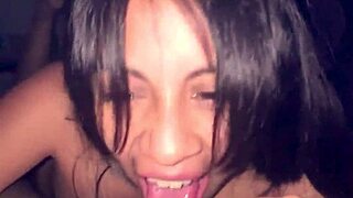 Peruvian milf moans ready for bedroom doggystyle pounding