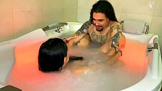 Girlfriend's Hot Friend Rides Me Hard in Jacuzzi - Spanish Slut POV!