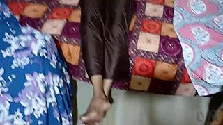 stepsis so horny she begs for milking hairy pussy fuck from me desi style