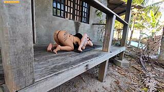 Big black cock dominates bisexual beauties in forest creampie outdoor frenzy