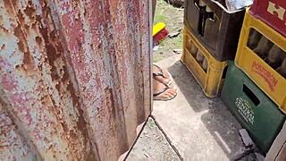 neighbor's husband shows up with a sneaky business proposition