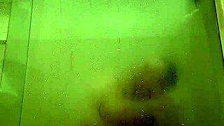 Motel Manager Spies on Curvy Brazilian Milf Showering Naked